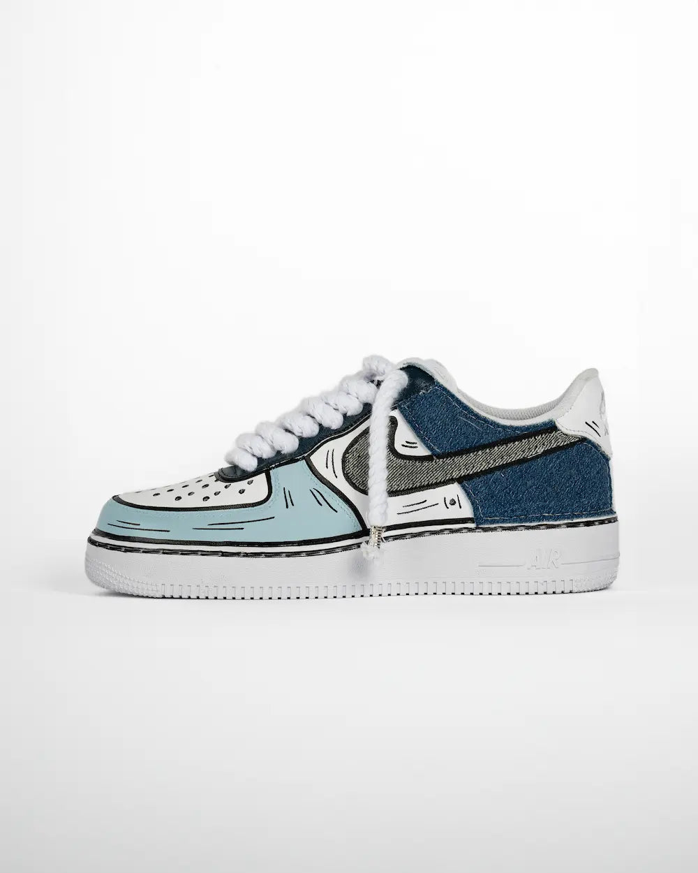 Nike Air Force 1 - Comics Denim Blue