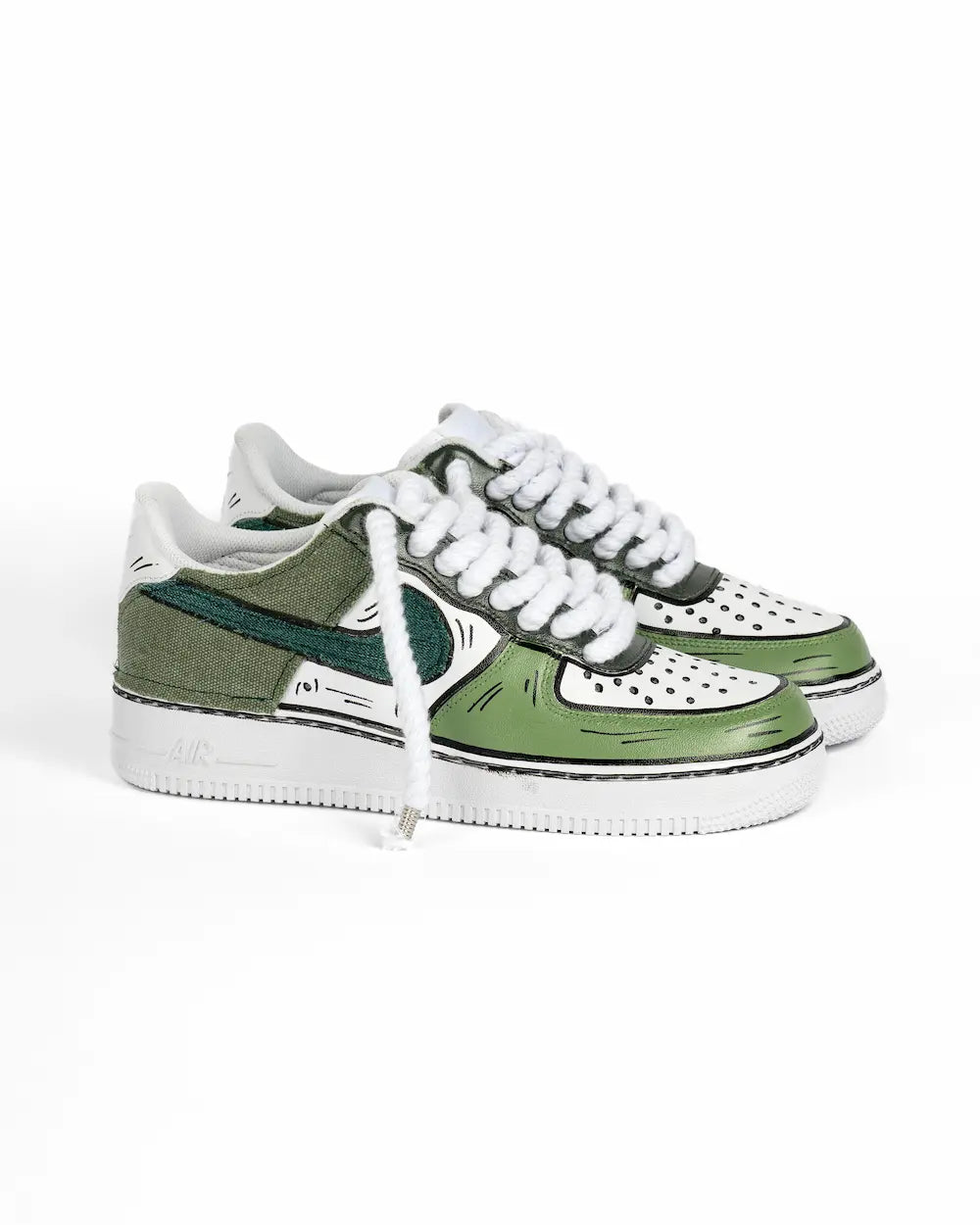 Nike Air Force 1 - Comics Denim Green