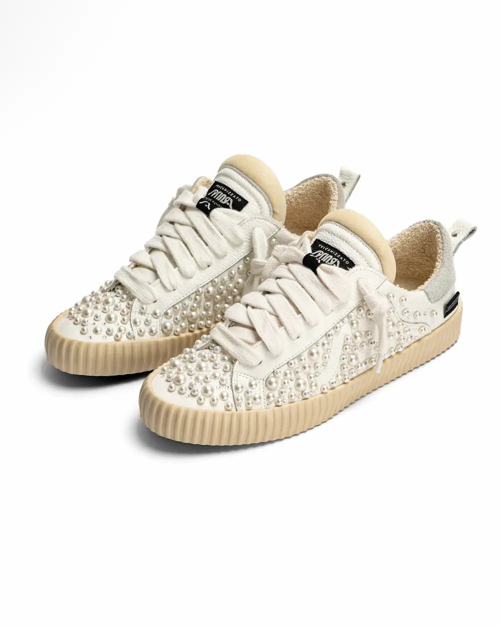 Springa X Seddys - Wavy Leather White Perla