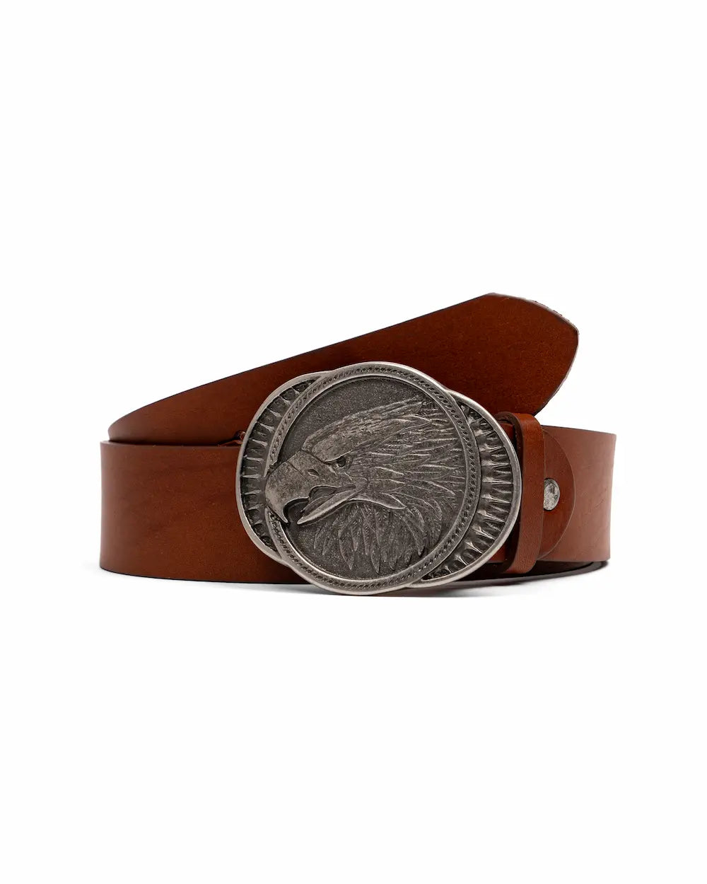 Cintura Western in pelle Tabacco - Eagle