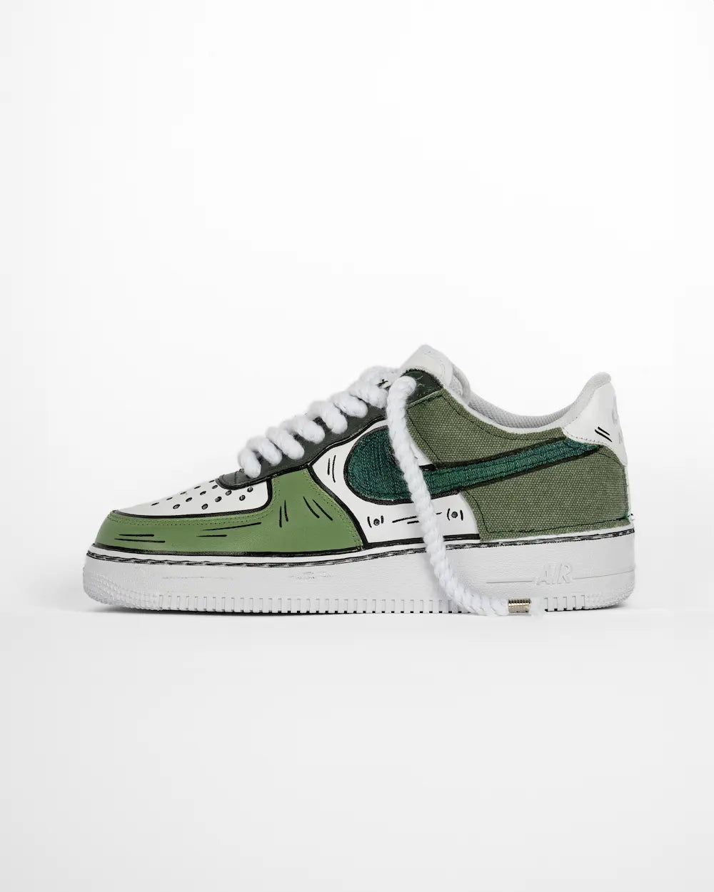 Nike Air Force 1 - Comics Denim Green