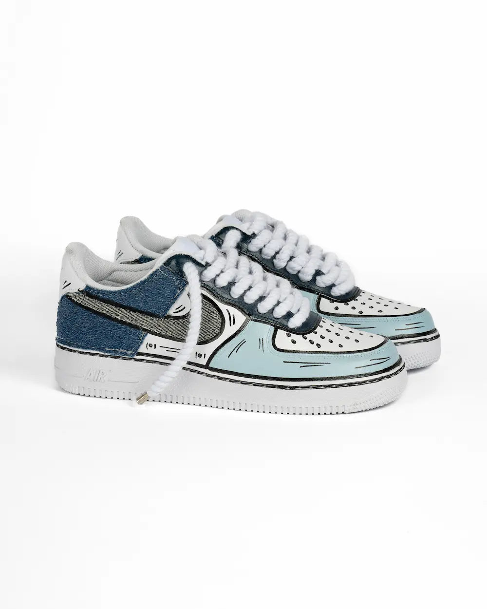Nike Air Force 1 - Comics Denim Blue