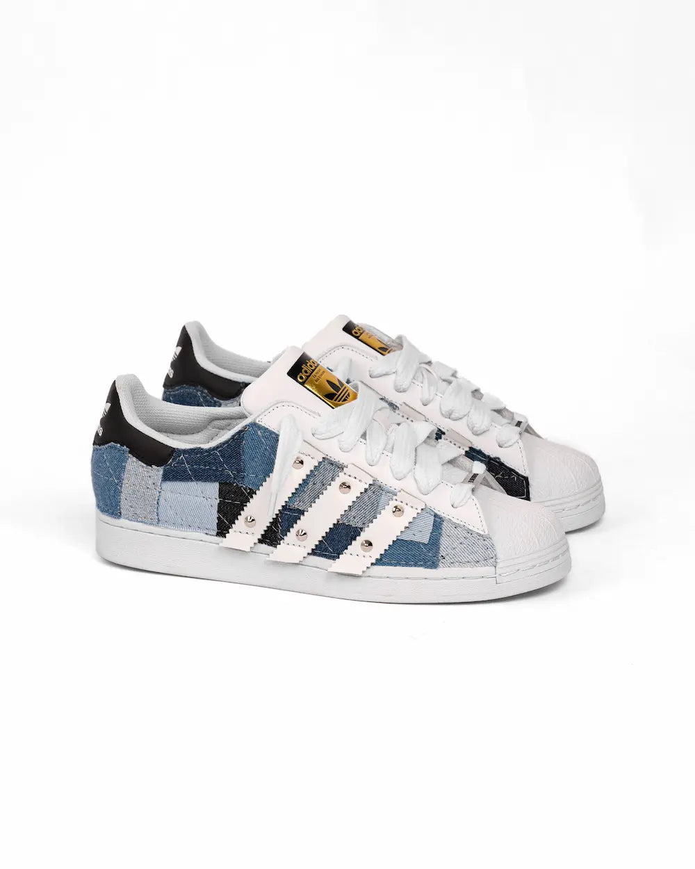 Adidas Superstar Chunky Denim White