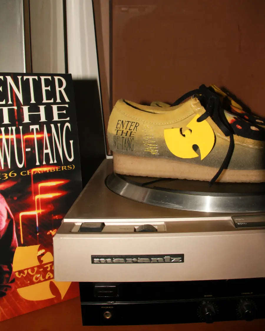 Clarks Wallabee Custom Giallo Nero Wu Tang Clan