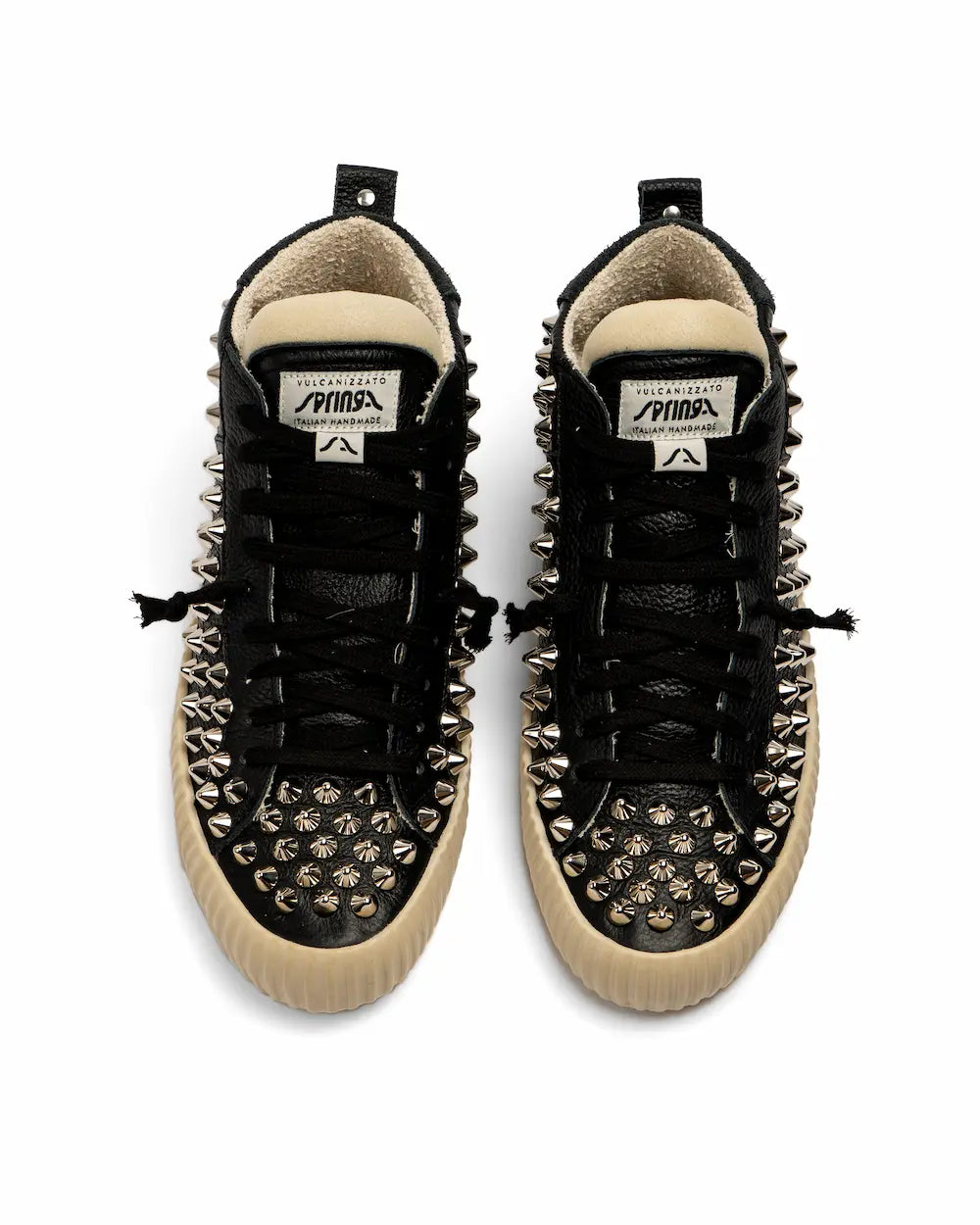 Springa X Seddys - Wavy Leather Black Spike