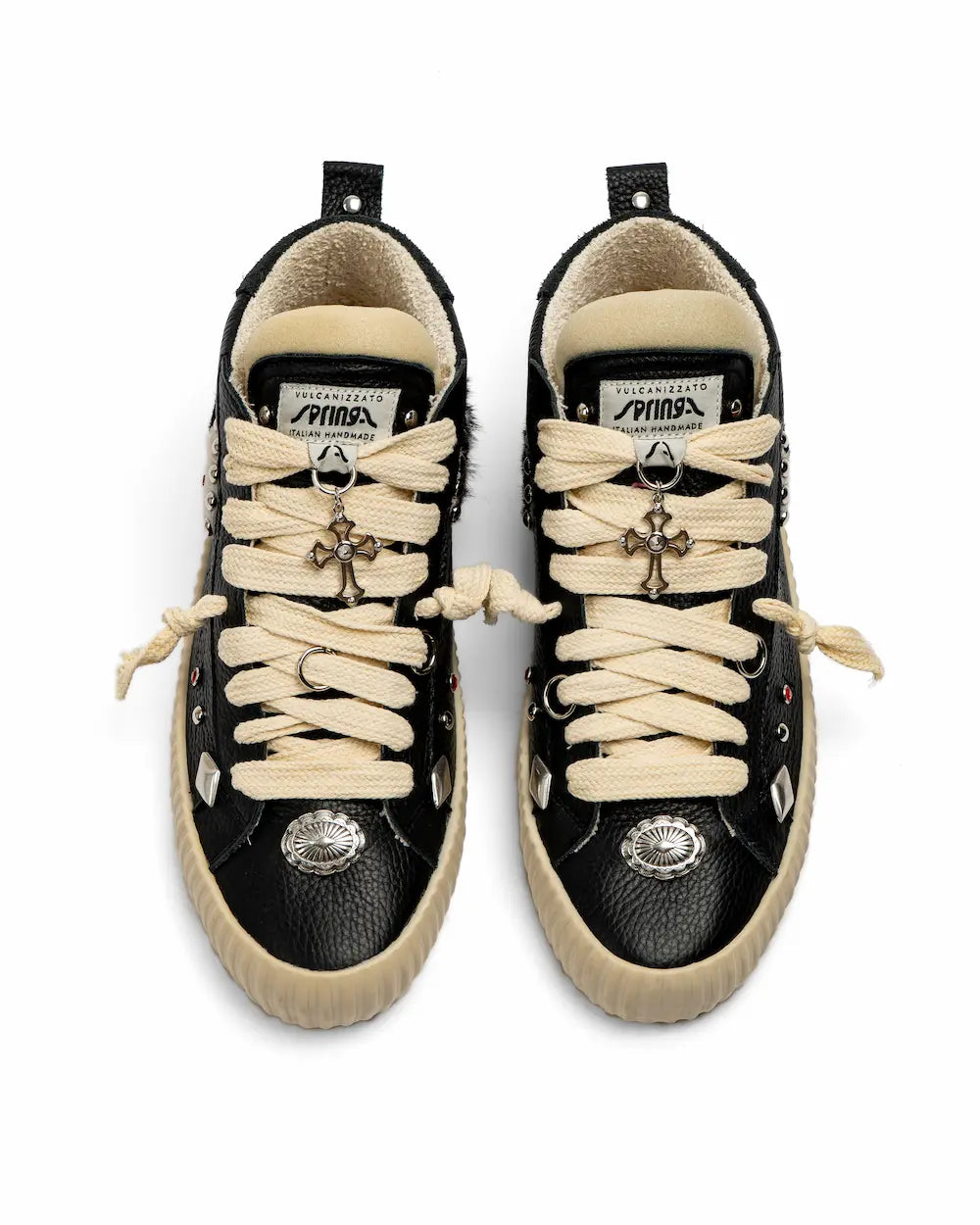 Springa X Seddys - Wavy Leather Black Stallion