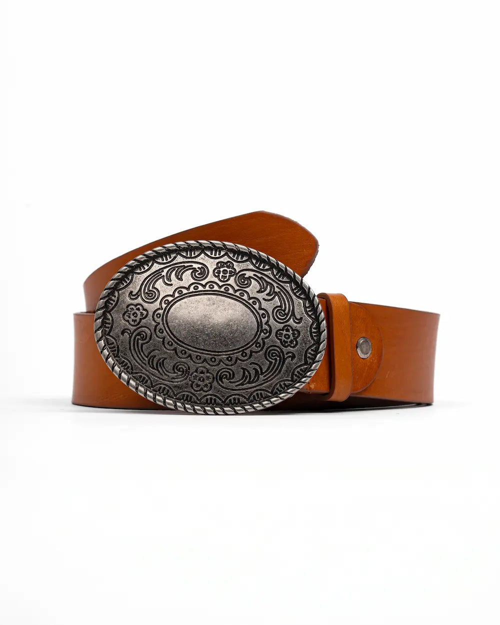 Cintura Western in pelle Caramel - Floreal