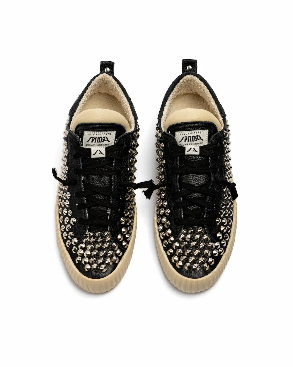 Springa X Seddys - Wavy Leather Black Steel