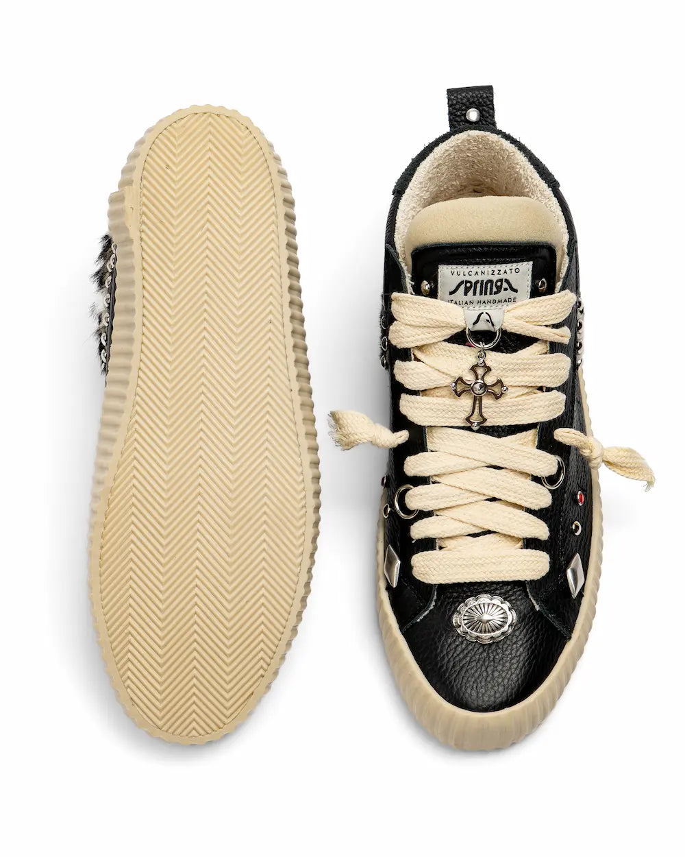 Springa X Seddys - Wavy Leather Black Stallion