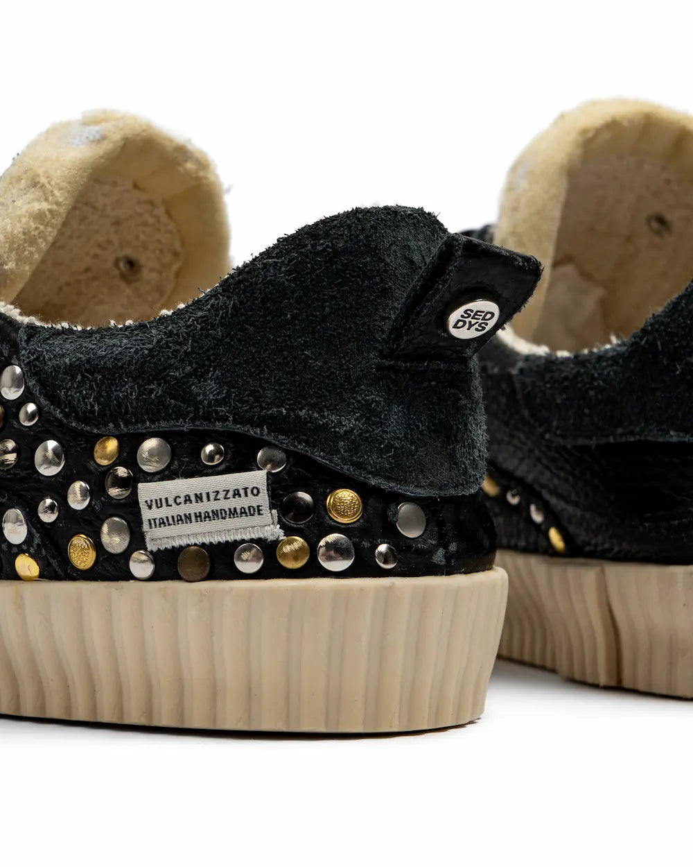 Springa X Seddys - Wavy Leather Black Dirty