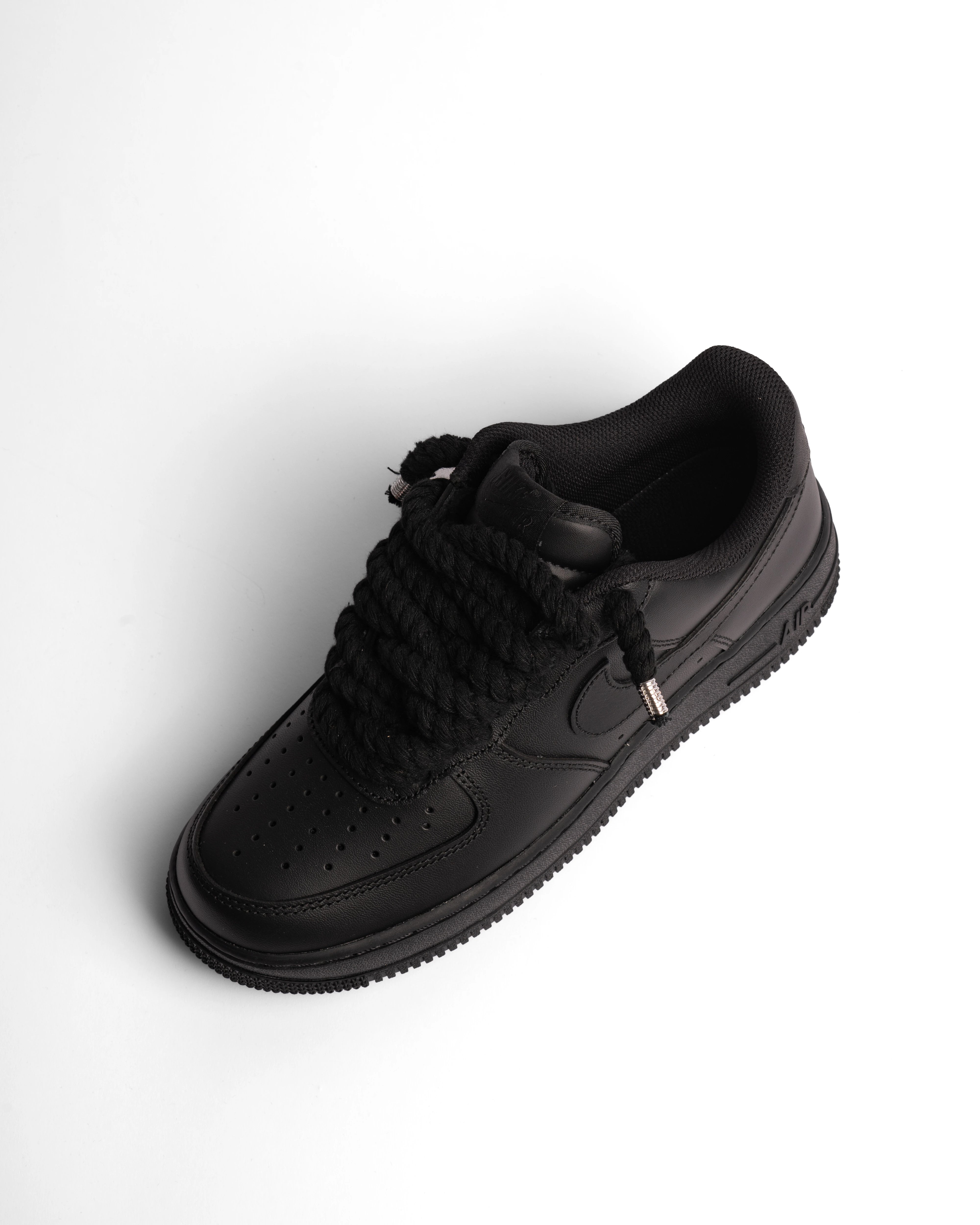 Nike Air Force 1 Black - ROPE BLACK