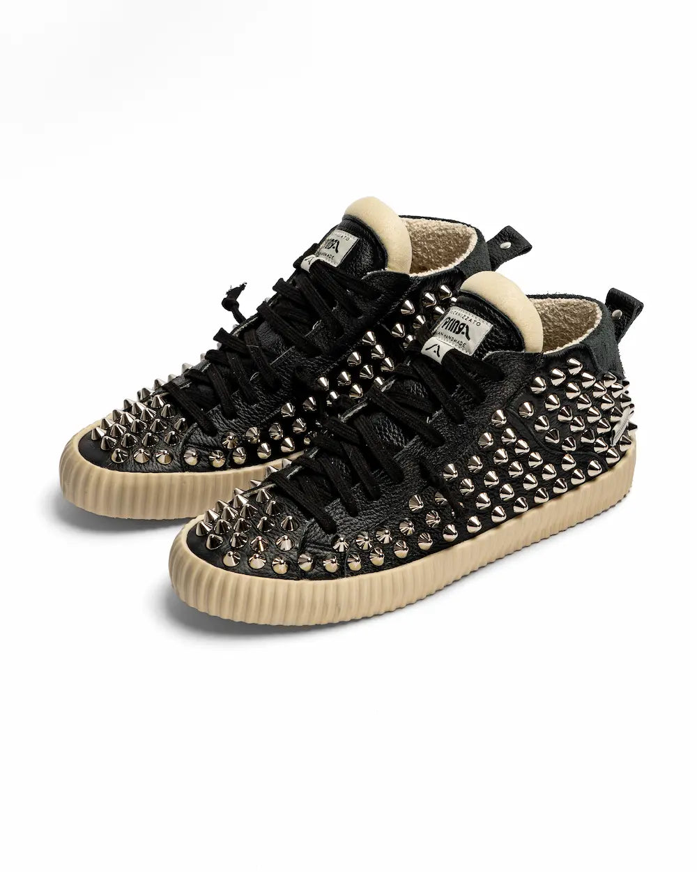 Springa X Seddys - Wavy Leather Black Spike