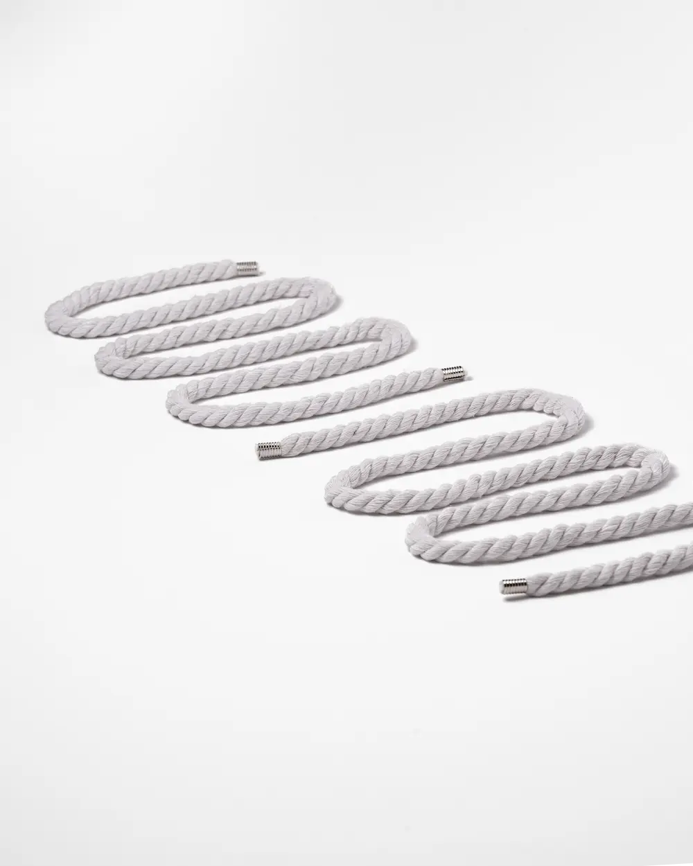 Lacci in corda bianchi per sneakers personalizzate SEDDYS