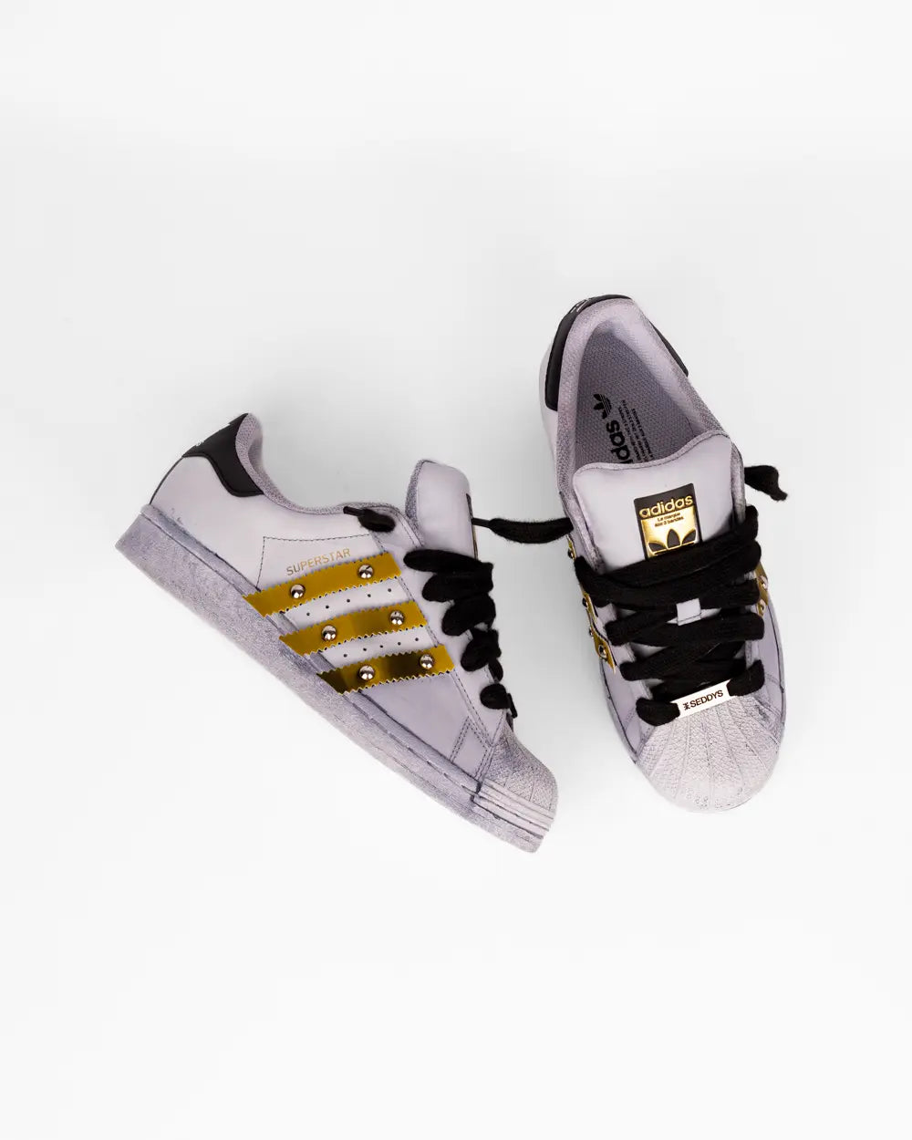 Adidas Superstar Custom Tinta Grey Chunky