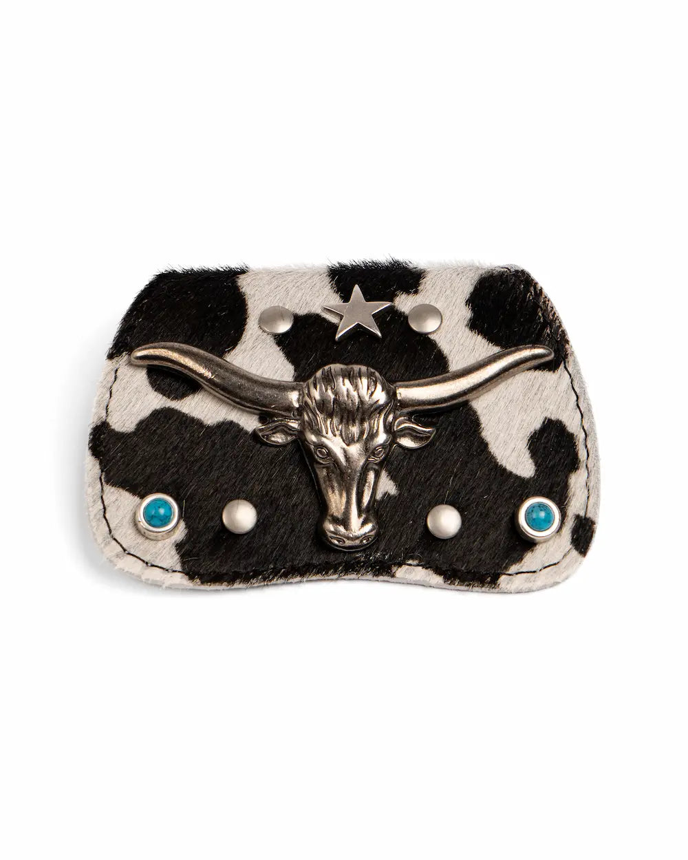 Leather Tongue - Cow Print