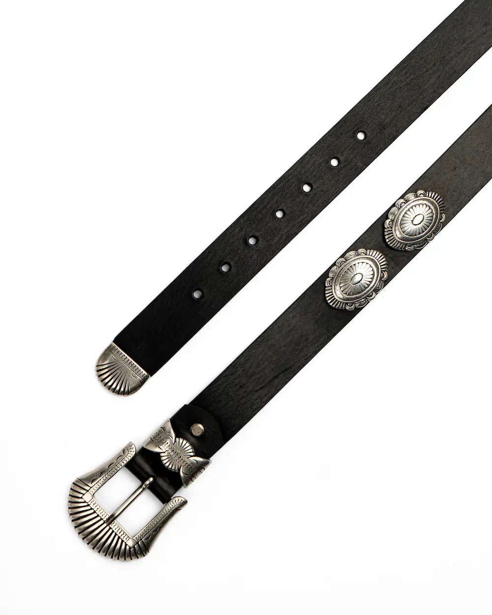Cintura Western in pelle Black - Buckle Set - Lonestar