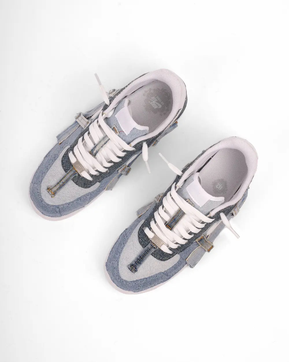 NIKE AIR FORCE 1 CUSTOM RIVESTITA IN JEANS RICICLATO