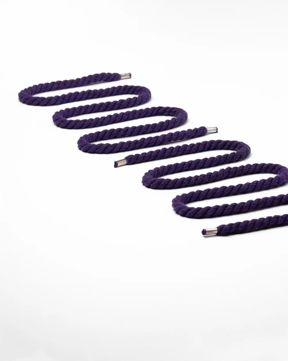 Lacci in corda viola per sneakers personalizzate SEDDYS