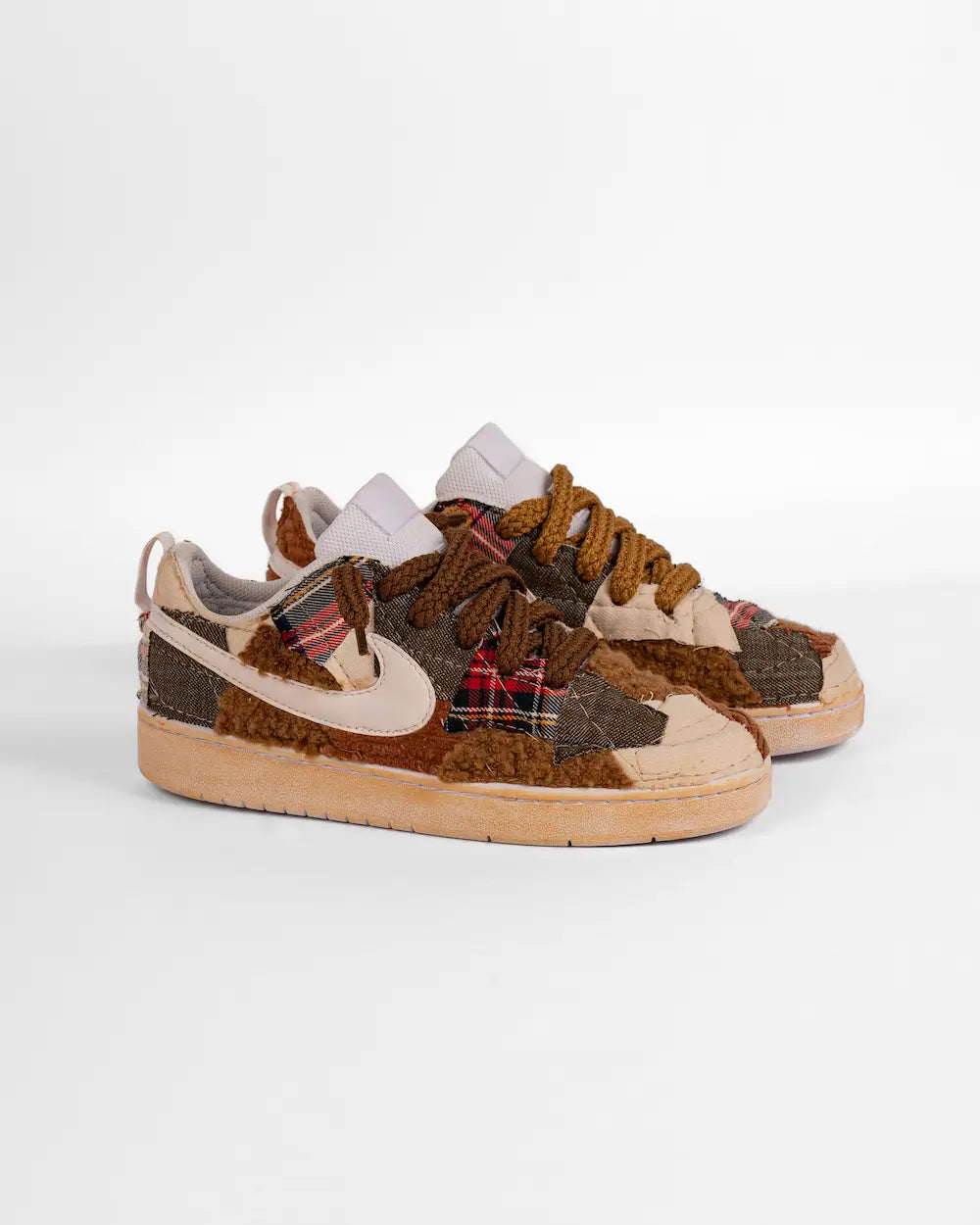 Nike Court Borough - Patchwork Brown