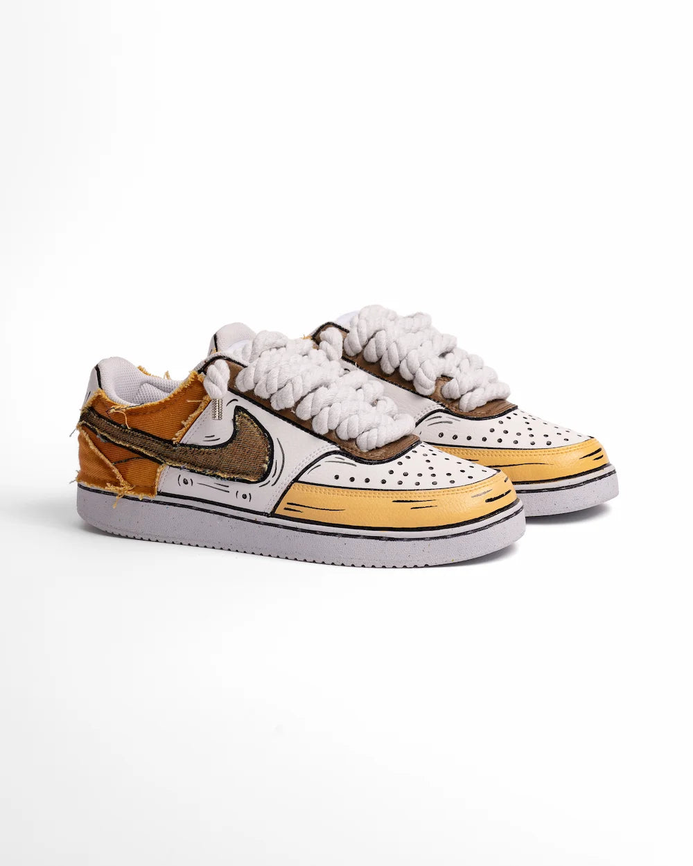 Nike Court Vision - Comics Denim Caramel