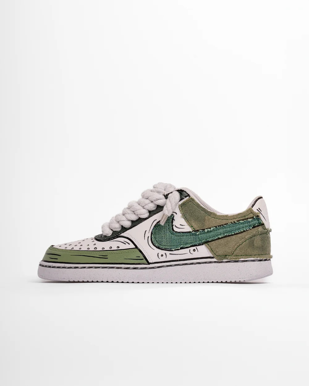 Nike Court Vision - Comics Denim Green