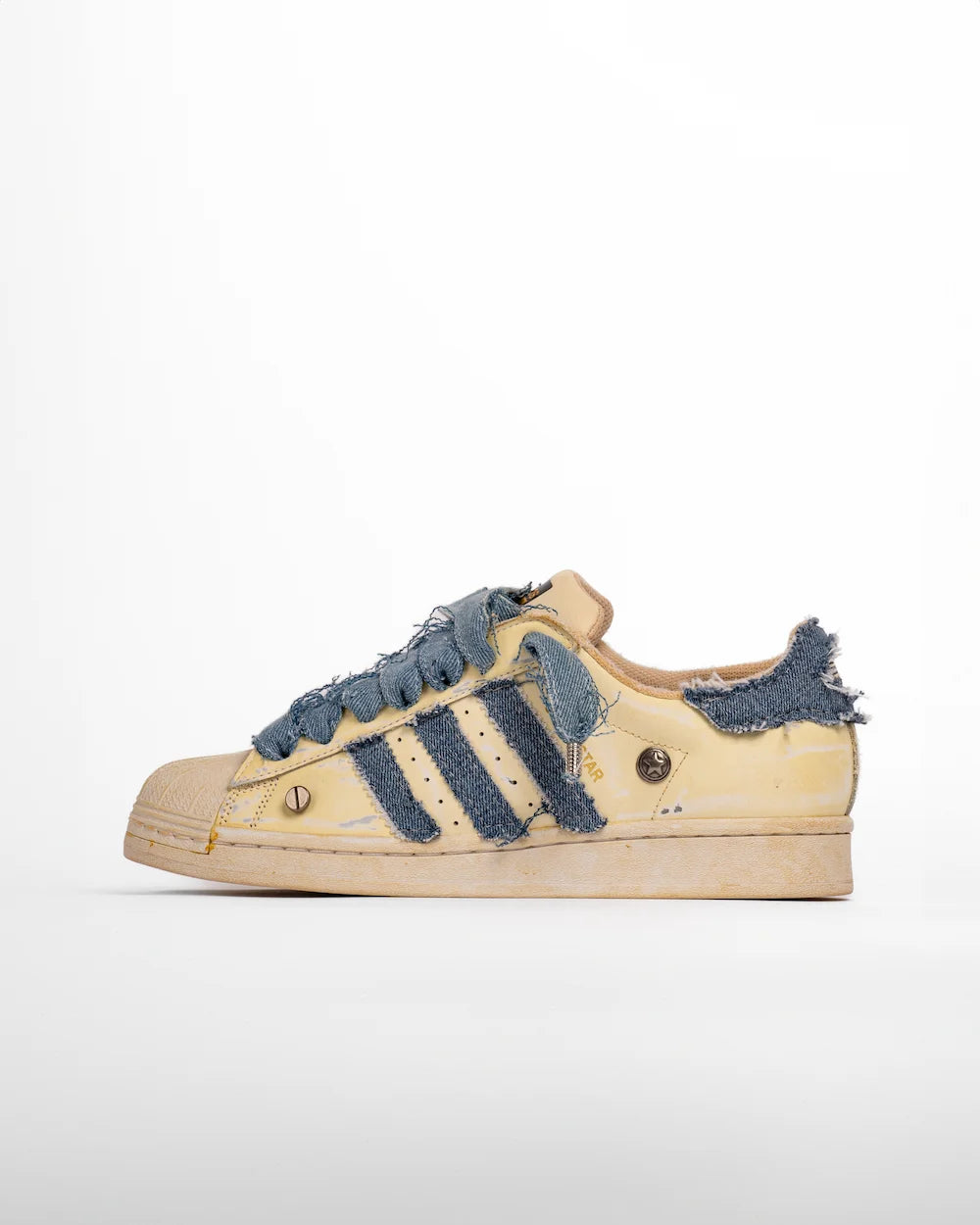 Adidas Superstar - Chunky Denim White