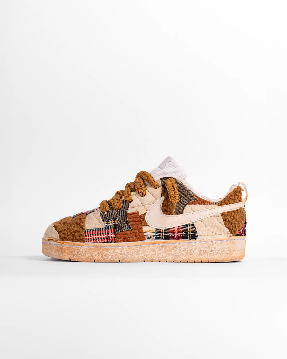 Nike Court Borough - Patchwork Brown