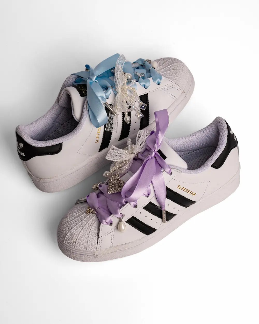 Adidas superstar heart shoes on sale