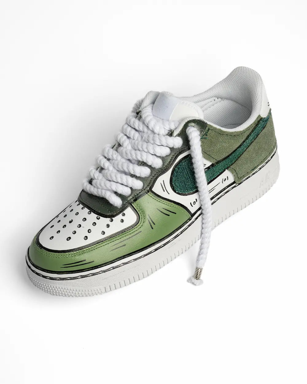 Nike Air Force 1 - Comics Denim Green