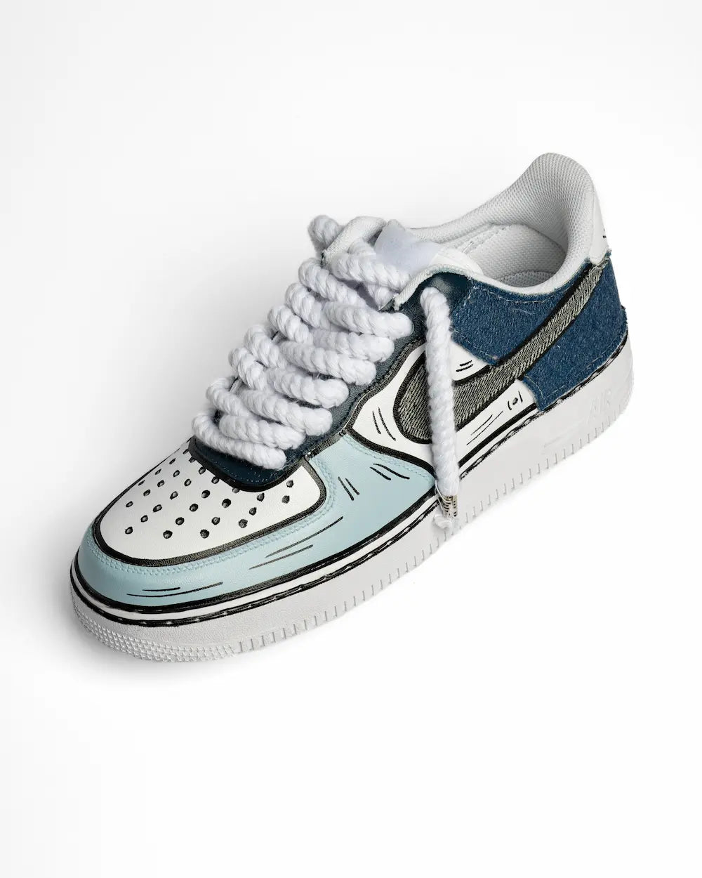 Nike Air Force 1 - Comics Denim Green