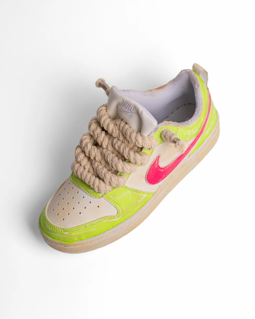 Nike Court Borough - Rope Vintage Grinch/Hot Pink