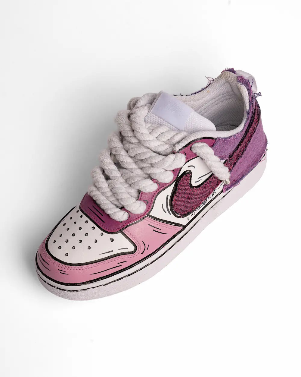 Nike Court Borough - Comics Denim Pink