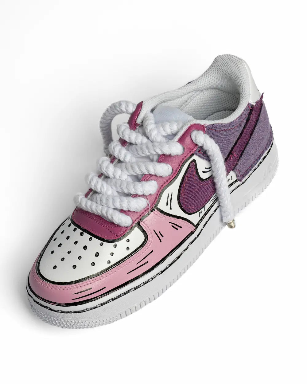 Nike Air Force 1 - Comics Denim Pink