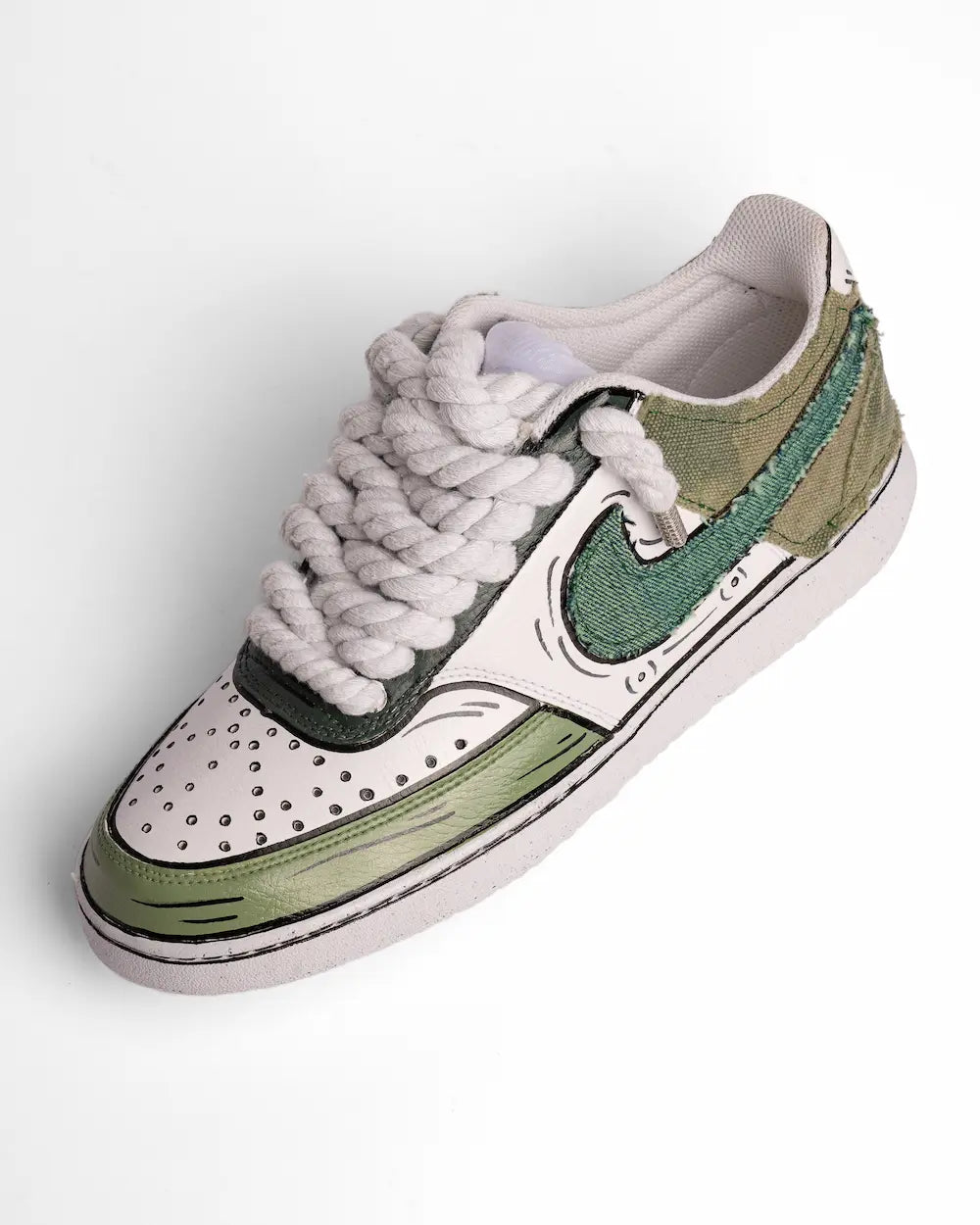 Nike Court Vision - Comics Denim Green