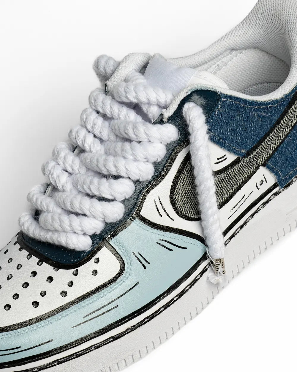 Nike Air Force 1 - Comics Denim Green