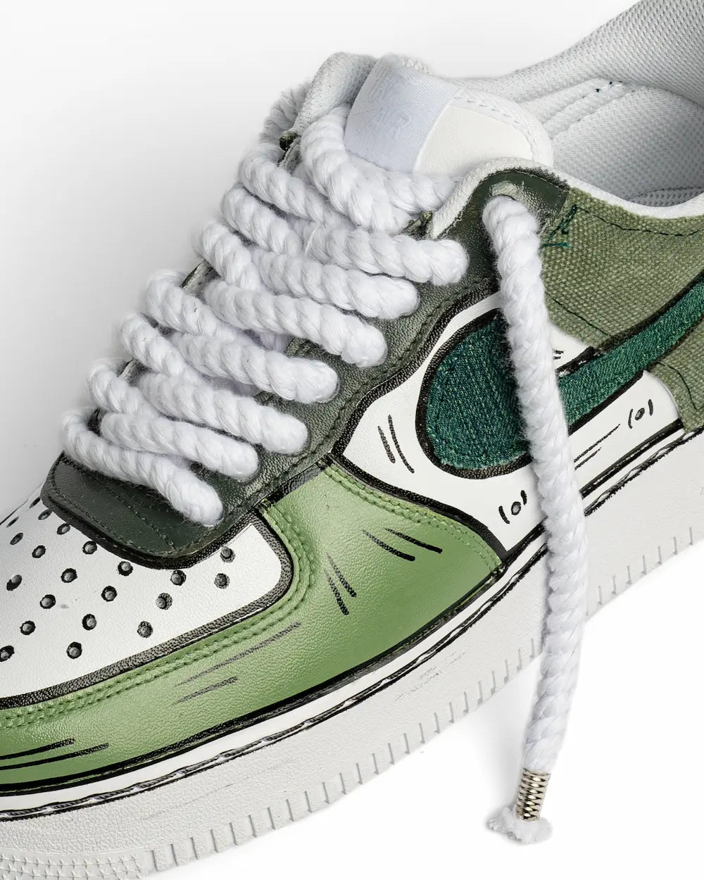 Nike Air Force 1 - Comics Denim Green