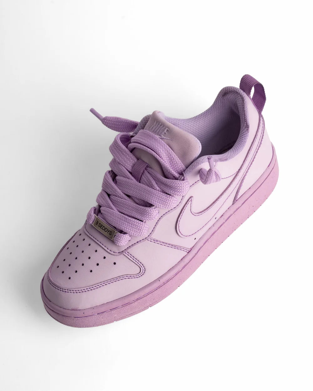 Nike Court Borough Dye Purple Royal personalizzata in colore lilla