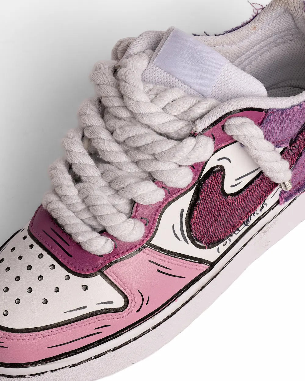 Nike Court Borough - Comics Denim Pink