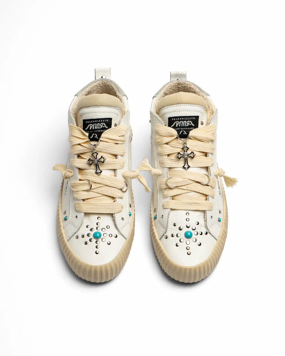 Springa X Seddys - Wavy Leather White Rodeo