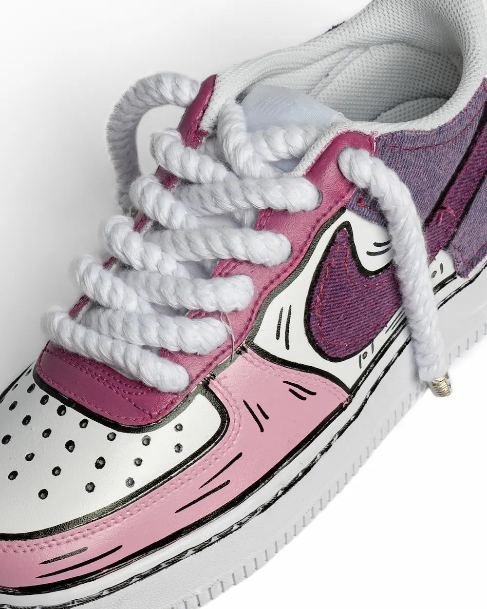 Nike Air Force 1 - Comics Denim Pink