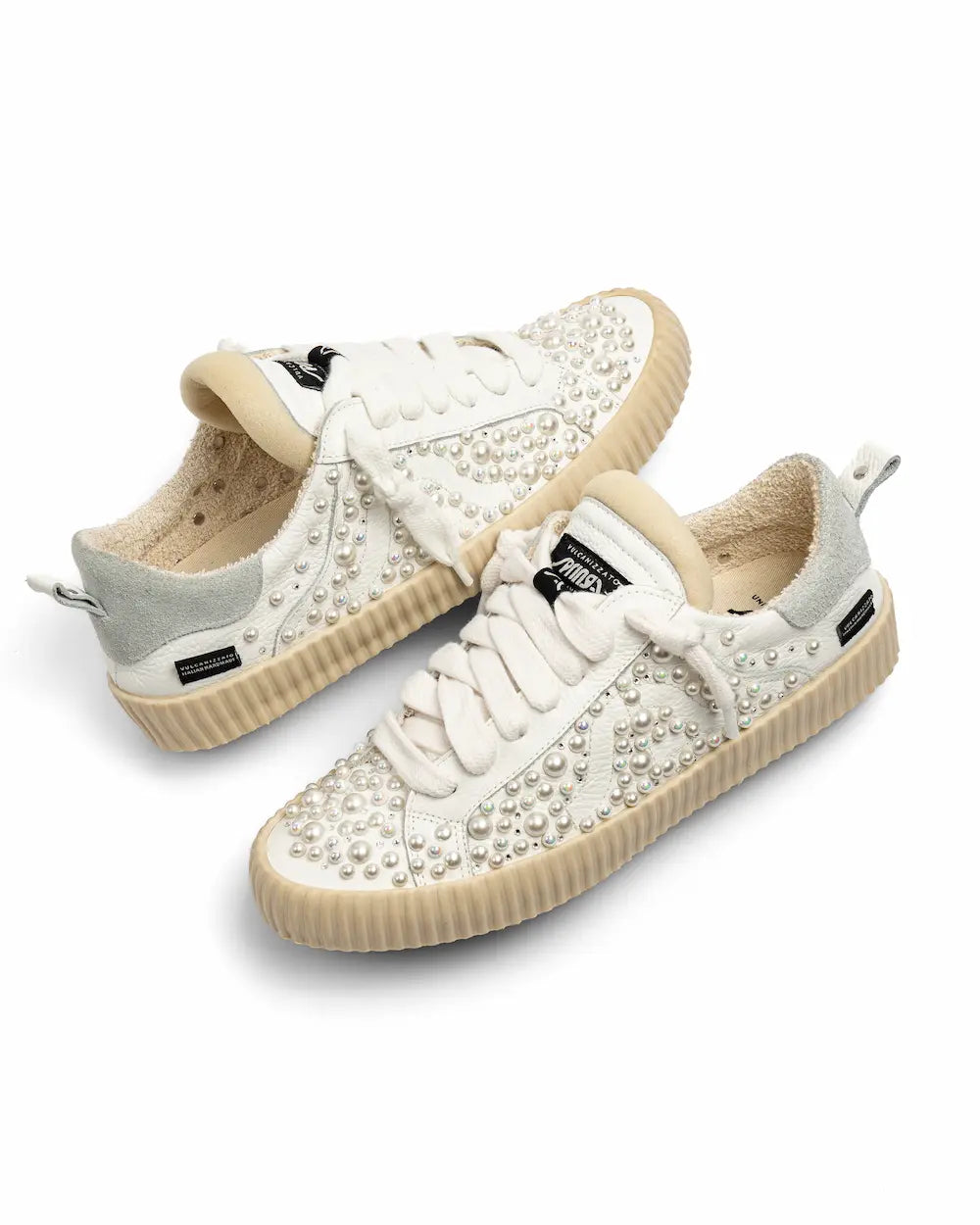 Springa X Seddys - Wavy Leather White Perla