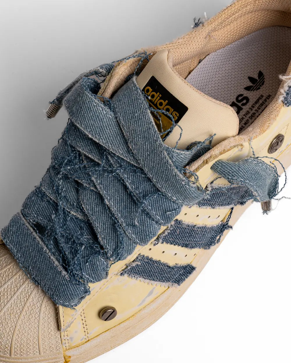 Adidas Superstar - Chunky Denim White