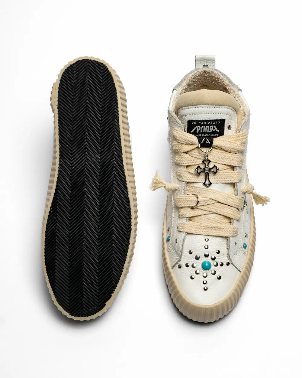 Springa X Seddys - Wavy Leather White Rodeo