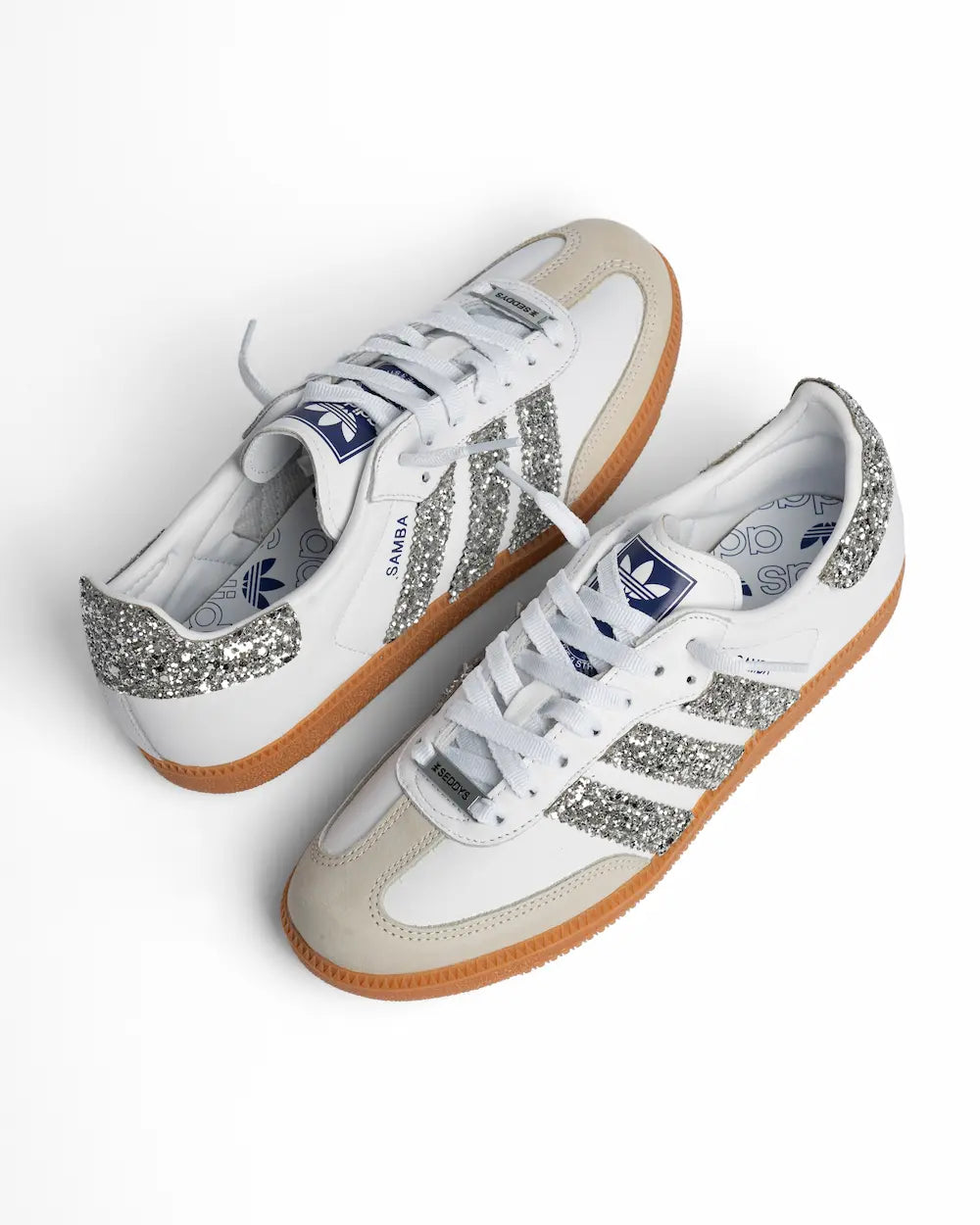 Adidas Samba - Glitter Silver