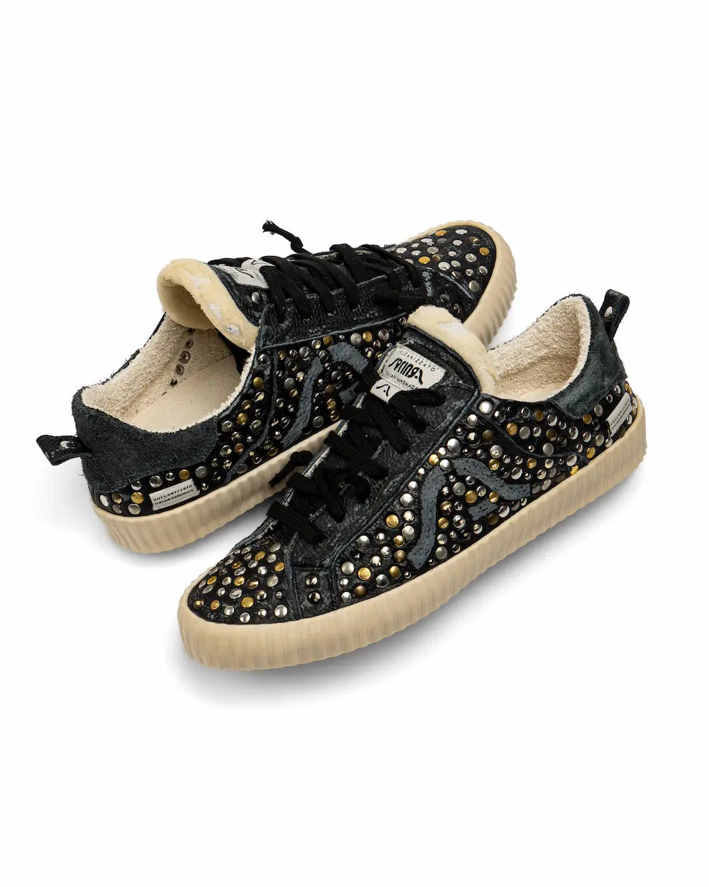 Springa X Seddys - Wavy Leather Black Dirty