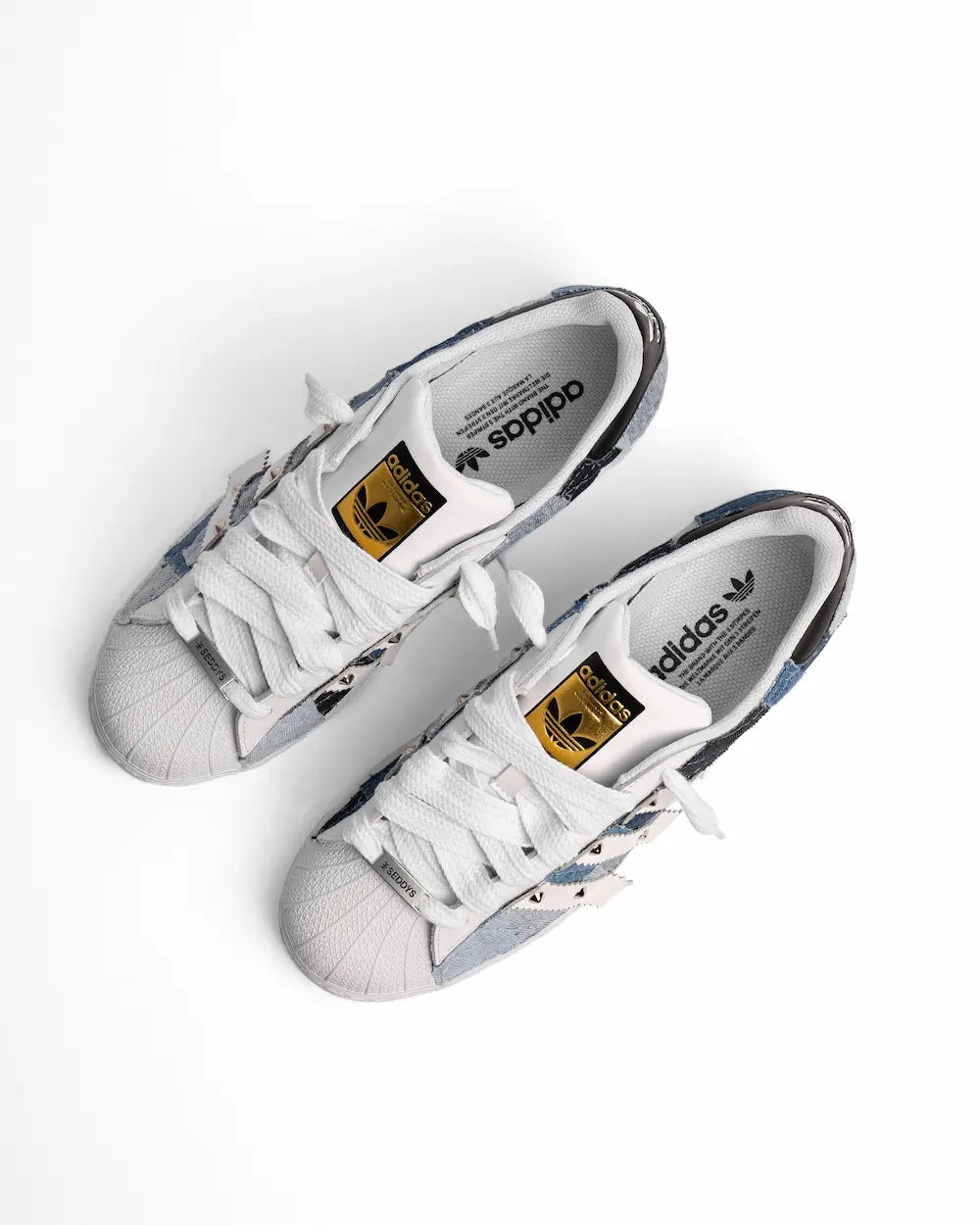 Adidas Superstar Chunky Denim White