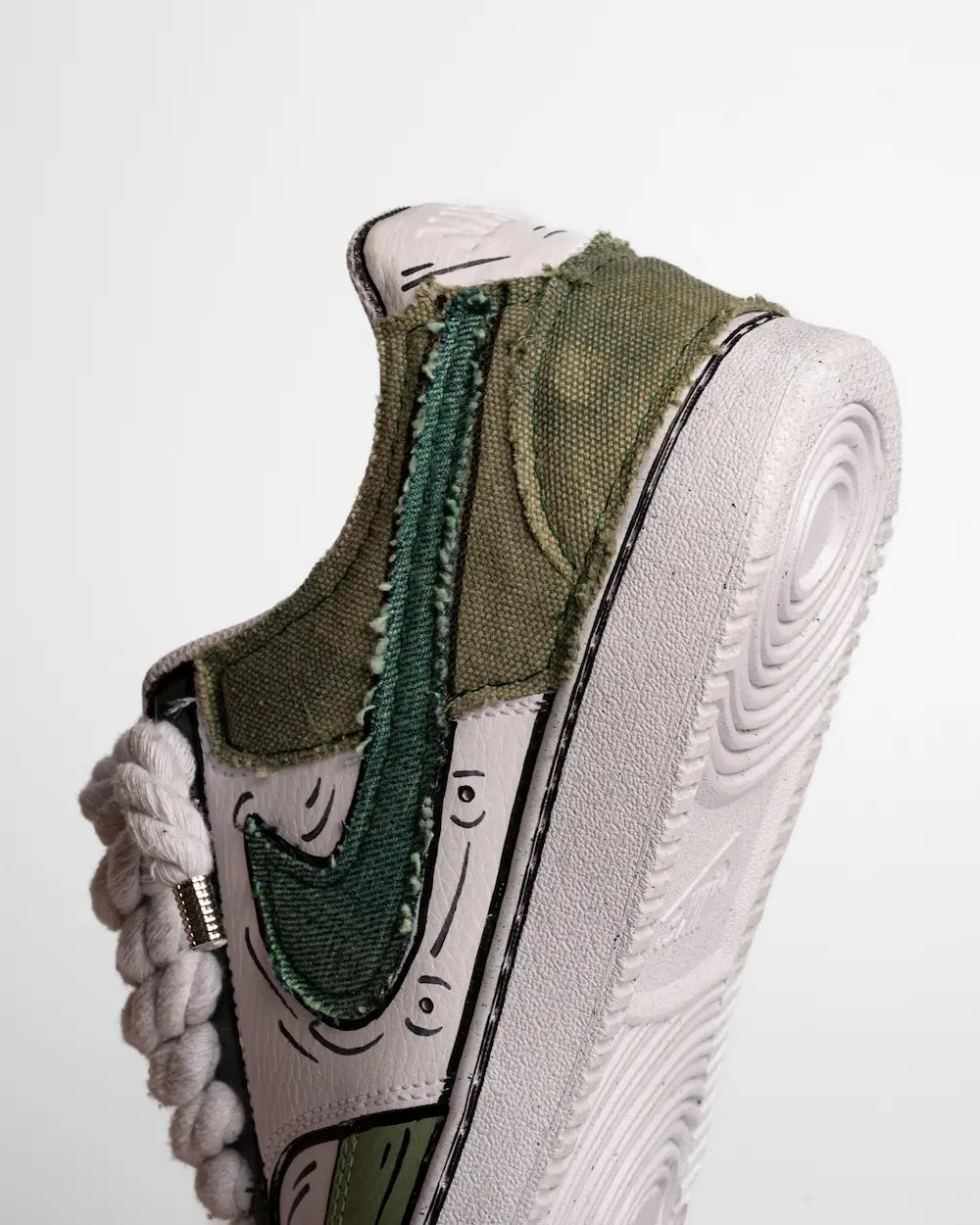 Nike Court Vision - Comics Denim Green