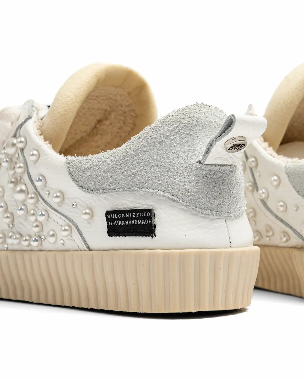 Springa X Seddys - Wavy Leather White Perla