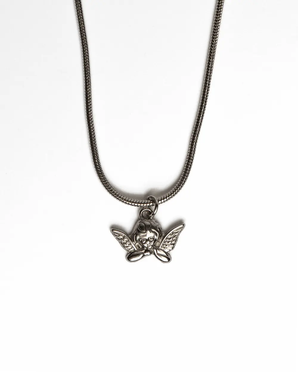 NECKLACE - BABY ANGEL SILVER