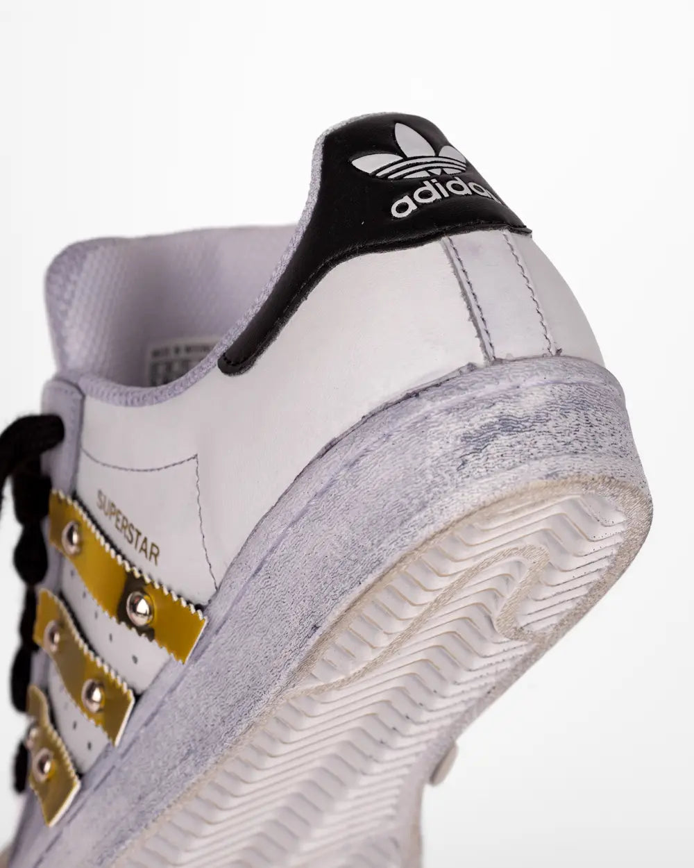 Adidas Superstar Custom Tinta Grey Chunky tacco